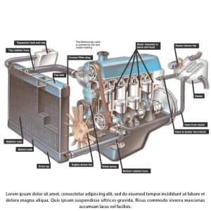 Expansion Tank - MB Actros / Deposito